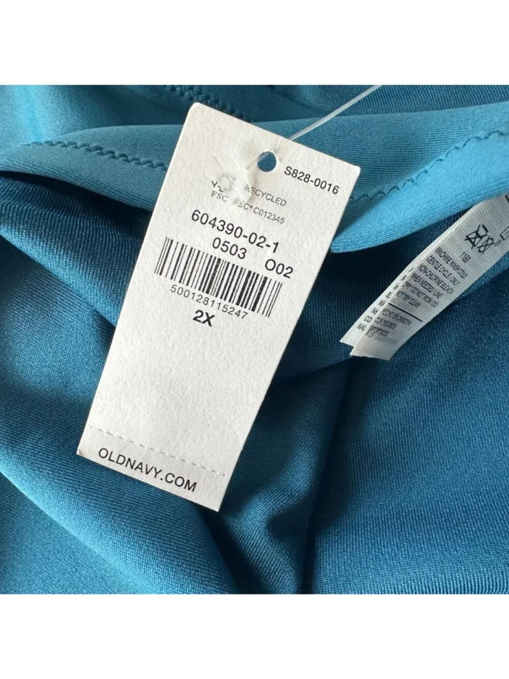 NEW Old Navy Womens 2X Bikini Bottoms Medium Coverage North Sea Teal Blue Swim